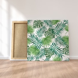 Quadro Decorativo 60x60cm Folhagem Quadro Decorativo 60x60cm Folhagem