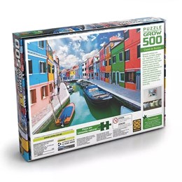 Quebra Cabeça Puzzle P500 Peças Canal de Burano Grow