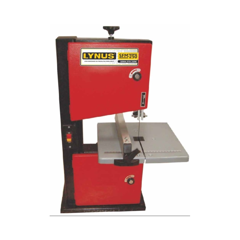 Serra Fita De Bancada Sfm 250 Lynus MaxiFerramentas