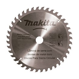 Serra videa para Madeira 235mm=9" 1/4 20 Dentes - Makita