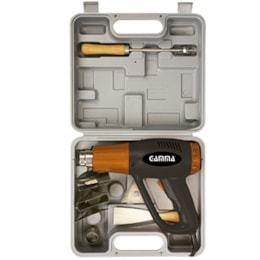 Soprador Térmico 1500W com Maleta e Kit HG025KBR1 - GAMMA Soprador Térmico 1500W com Maleta e Kit HG025KBR1 - GAMMA