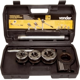 Tarraxa Manual para Cano Metálico BSTP 1/2 a 1 Jogo 4 Peças Vonder Tarraxa Manual para Cano Metálico BSTP 1/2 a 1 Jogo 4 Peças Vonder