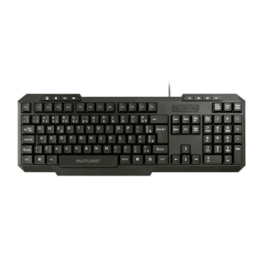 Teclado Multimídia Usb Preto - Multilaser Tc206 Teclado Multimídia Usb Preto - Multilaser Tc206