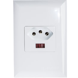 Tomada Bivolt 20A Com Seletor de Voltagem - GSM Tomada Bivolt 20A Com Seletor de Voltagem - GSM