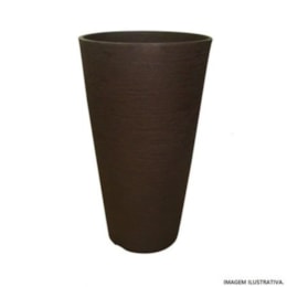 Vaso Europa Cônico 45Cm Café Japi Vaso Europa Cônico 45Cm Café Japi